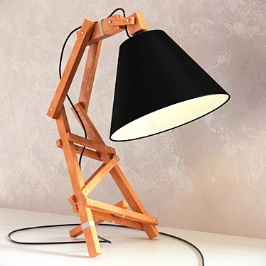 Minimalist Table Lamp by Paladim 3D model image 1 