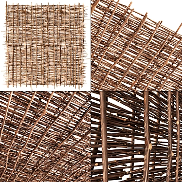 Crooked Branch Wicker Ceiling 3D model image 1 