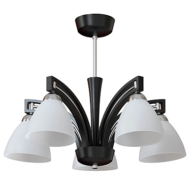 Modern Polish Ceiling Chandeliers 3D model image 1 