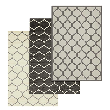 Title: Premium Carpet Set - High-Quality Textures! 3D model image 1 