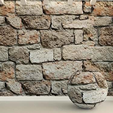High-Resolution Stone Block: Seamless Texture 3D model image 1 