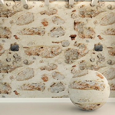 Seamless Stone Wall Texture 3D model image 1 