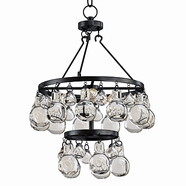 Elegant Venumblack Chandelier 3D model image 1 