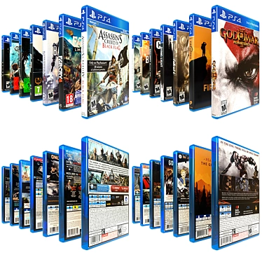 PS4 Games Collection: Vol. 1 3D model image 1 