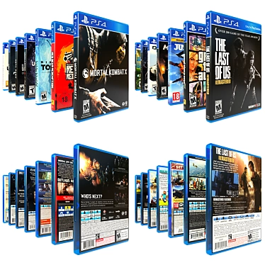 PS4 Games Bundle: Vol.2 (14 Titles) 3D model image 1 