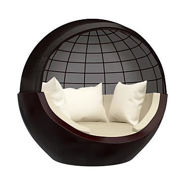 Lunar Bliss: Ulm Moon Daybed 3D model image 1 