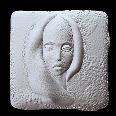 Stone Face: Unique and Timeless 3D model image 1 