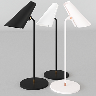 Sleek Siro Table Lamp by Himmee 3D model image 1 