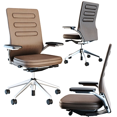 Modern Ergonomic Vitra VC5 Office Chair 3D model image 1 