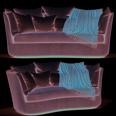 Apollo Modern Luxury Sofa 3D model image 1 