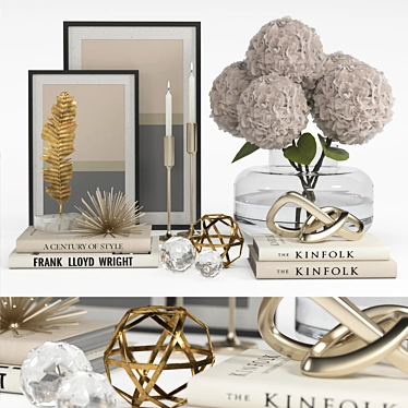 Elegant Decor Set 2016 3D model image 1 