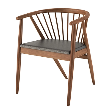 Sleek and Stylish Chair 3D model image 1 