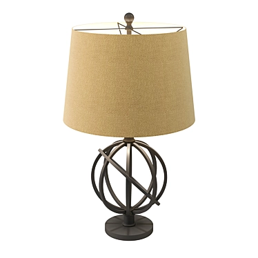 Elegant Roldan Table Lamp 3D model image 1 