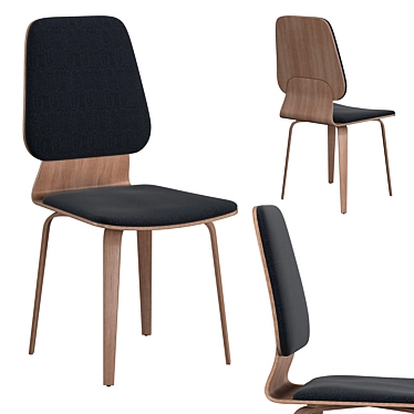 Versatile OMNI CHAIR: Stylish, Industrial, Scandinavian Design 3D model image 1 