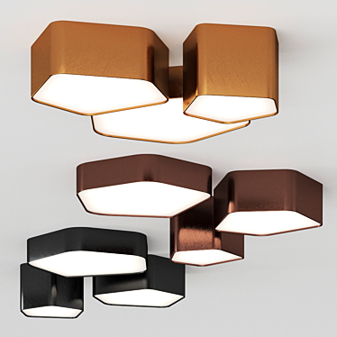 Sleek Bat Light by HENGE: Clustered Illumination 3D model image 1 