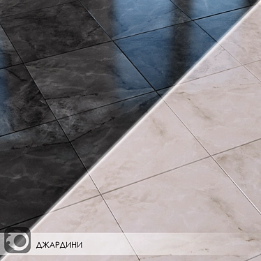 Giardini Marble Tiles 60x60 3D model image 1 