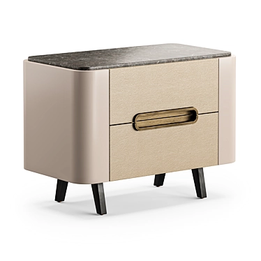 Elegant Magni Home Joanna Nightstand 3D model image 1 