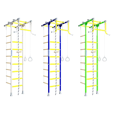 Romana R1: Versatile Swedish Wall for Fitness and Fun! 3D model image 1 