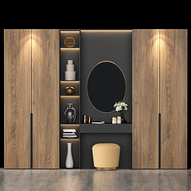 Modern Hall Furniture Set 3D model image 1 