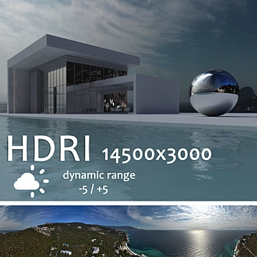 Aerial HDRI Sky Map 3D model image 1 