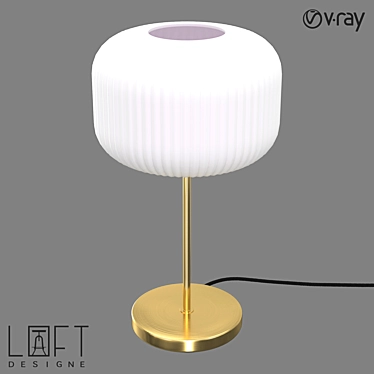 Loft Designe Table Lamp 5002 3D model image 1 