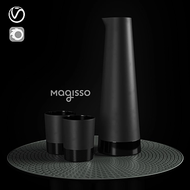 Elegant Magisso Carafe Set 3D model image 1 