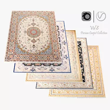 Luxury Persian Rugs - Vol.8 3D model image 1 