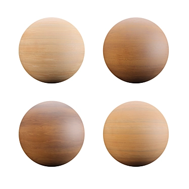 Varnished Maple Wood Texture - High Quality, Multiple Variations 3D model image 1 