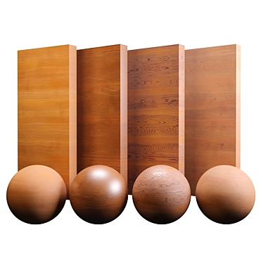 Premium Teak Wood Varnish 3D model image 1 