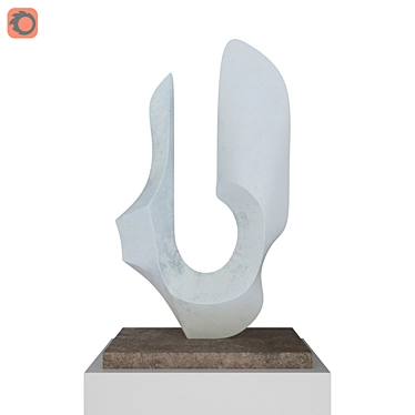 Elegant Abstract Sculpture by Anatchkov 3D model image 1 