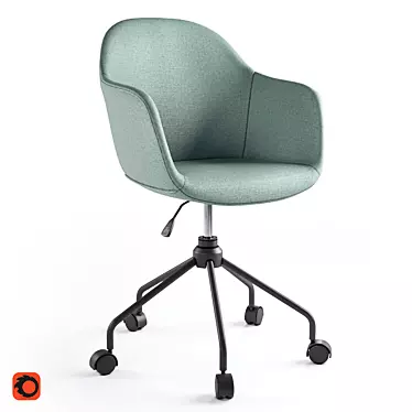 Ergonomic Office Chair: La Redoute Nyjo 3D model image 1 