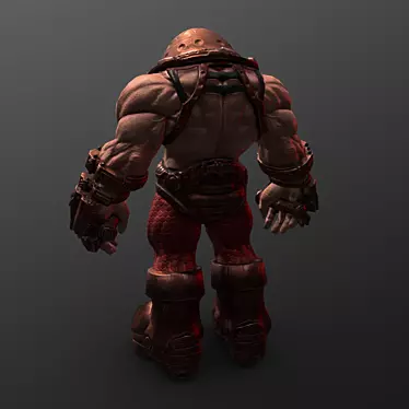 Geometric Powerhouse: Juggernaut 3D model image 1 