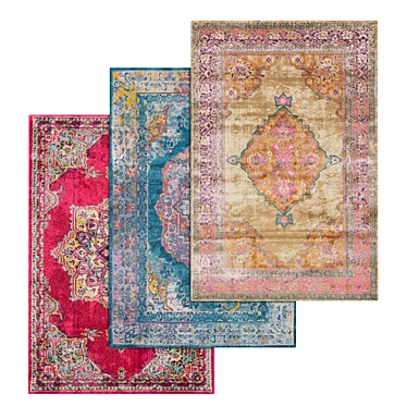 Premium Carpets Set: High-Quality Textures, Multiple Variations 3D model image 1 