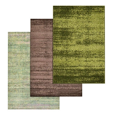 Luxury Carpet Set - High Quality Textures 3D model image 1 