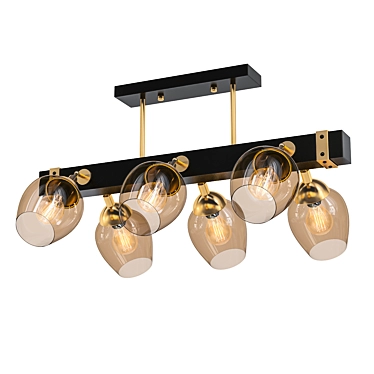 Elegant Bolero Hanging Light 3D model image 1 