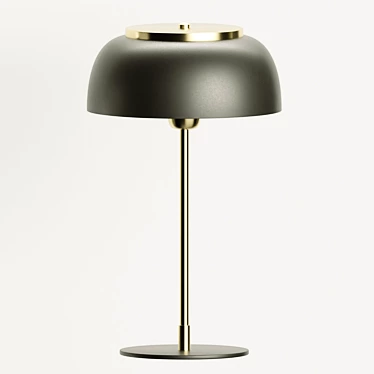 Iconic SETA Lamp: Black & Gold 3D model image 1 