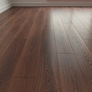 Title: Mocha Sherwood Oak Laminate Parquet 3D model image 1 