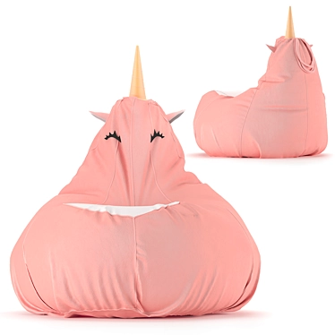 Unicorn Chair Bag 3D model image 1 