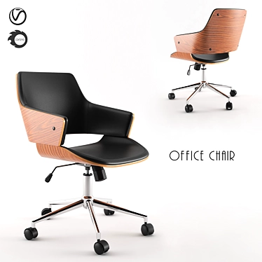 Elzito Brand 4K PBR Office Chair 3D model image 1 