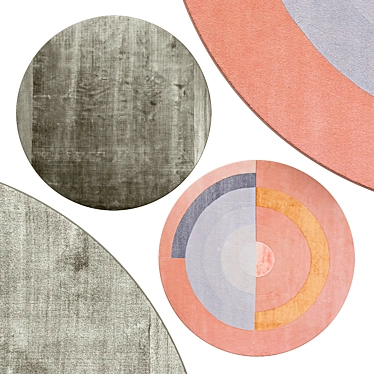 Elegant Circle Rugs | No. 089 3D model image 1 