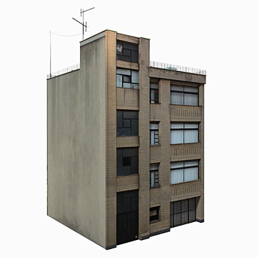 Low Poly Building 13: Realistic 3D Model 3D model image 1 