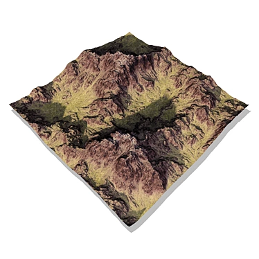  North Mountain Erosion 3D Model 3D model image 1 