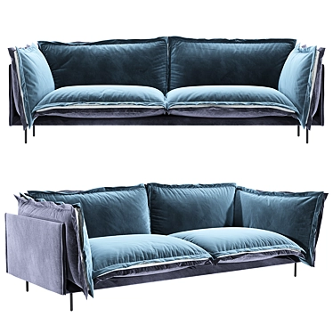 Versatile Auto-Reverse Sofa 3D model image 1 