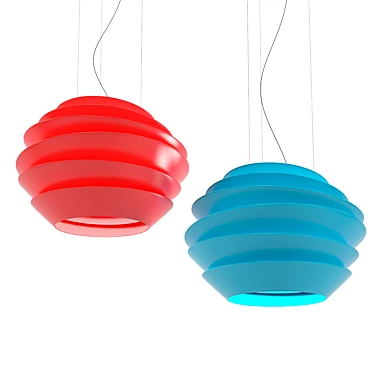 Elegant Nordic Pendant Lighting 3D model image 1 