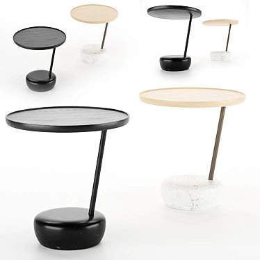 Sleek LUPINO Table: Mauro Lipparini Design 3D model image 1 