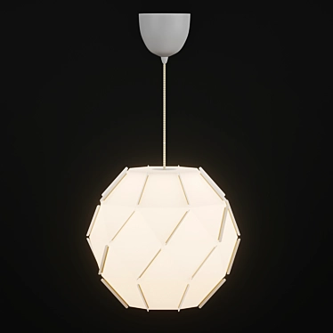 Cozy Lighting Pendant: SHÖPENNA IKEA 3D model image 1 