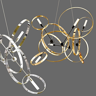 Elegant Celesse Pendant Light 3D model image 1 