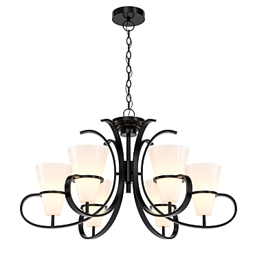 Elegant Fiacolla Pendant Light 3D model image 1 