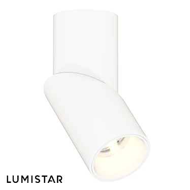 OM Slider Lumistar: Sleek & Powerful LED Spotlight 3D model image 1 