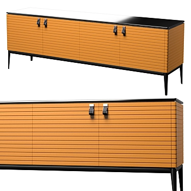 Elegant Levanzo Design Sideboard 3D model image 1 